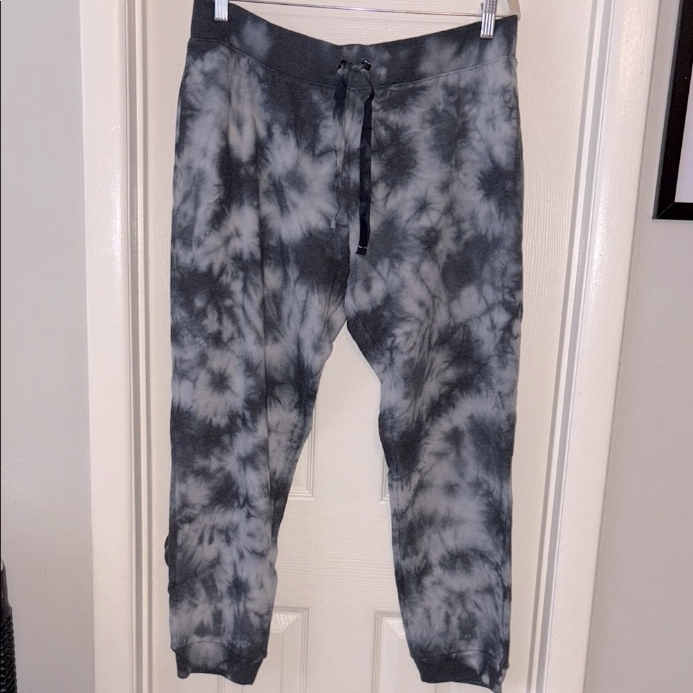 Victoria’s Secret SPORT Tie-Dye Jogger Pants - Black and Gray LARGE